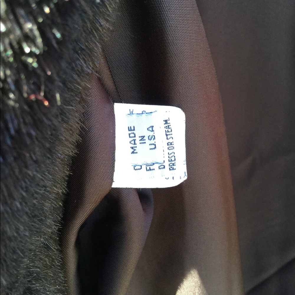 🦦  FUR SHAWL SABLE Vintage BEAUTY FITS XL-2X IMO - Picture 2 of 12